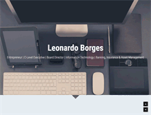 Tablet Screenshot of leoborges.com.br